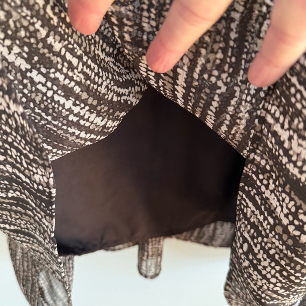Massimo Brown Patterned Mini Dress - Picture 4 of 9